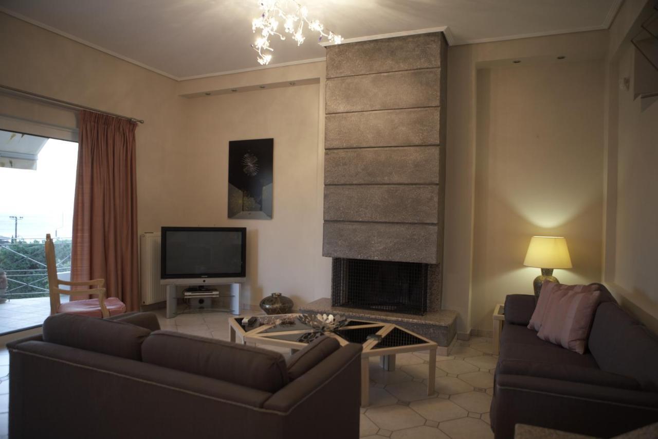 Villa Deep Blue Agia Marina  Bagian luar foto