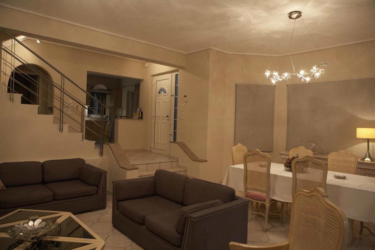 Villa Deep Blue Agia Marina  Bagian luar foto